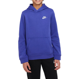 Nike Kid's Sportswear Club Pullover Hoodie - Lapis/White (BV3757-430)