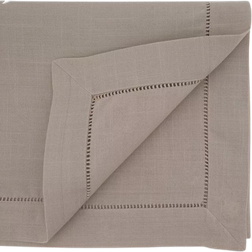 Saro Lifestyle Hemstitched Border Tablecloth Gray (228.6x40.64)