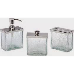 Roselli Crackle Glass 3-Piece Bath Accessory Set (69596714)