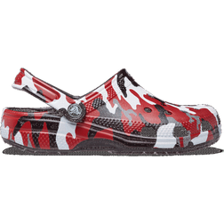 Crocs Classic Printed Camo Clog - Black/Red