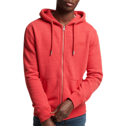 Superdry Vintage Logo Zip Hoodie - Red