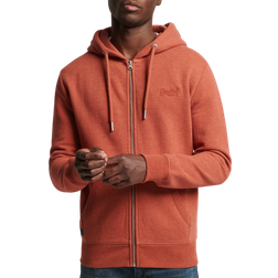 Superdry Vintage Logo Zip Hoodie - Coral