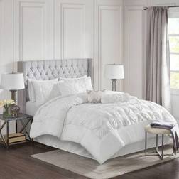 Madison Park Laurel Bed Linen White (228.6x208.28)