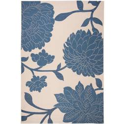 Safavieh Courtyard Collection Blue, Beige