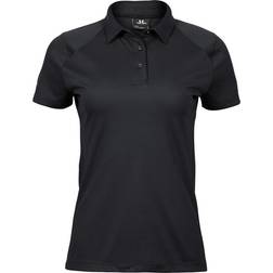 Tee jays Women's Luxury Sport Polo Shirt - Black