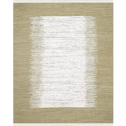 Safavieh Montauk Collection Green, Beige 96x120"