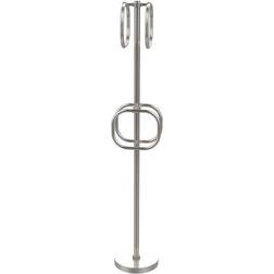 Allied Brass Towel Stand with 4 Integrated Towel Rings (TS-40D-SN)