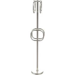 Allied Brass Towel Stand with 4 Integrated Towel Rings (TS-40G-PNI)