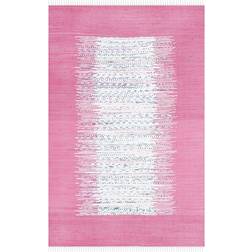Safavieh Montauk Collection Pink, Beige 36x60"