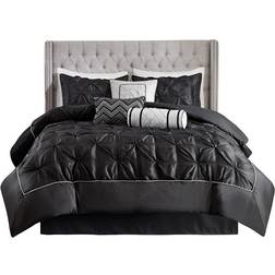 Madison Park Vivian Bedspread Black (218.44x218.44cm)