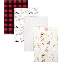 Trend Lab Buffalo Check Woodland Flannel Blankets 4-pack