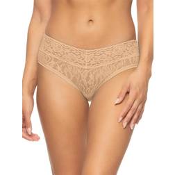Felina Signature Stretchy Lace Low Rise Hipster - Bare