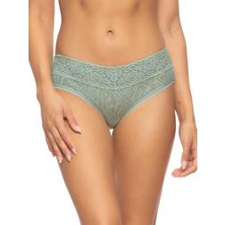 Felina Signature Stretchy Lace Low Rise Hipster - Gray Mist