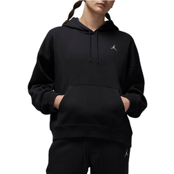 Nike Jordan Brooklyn Fleece Pullover Hoodie Women's - Black/White