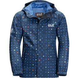 Jack Wolfskin Kids' waterproof outdoor jacket Tucan Dotted Jacket Kids opal allover opal allover