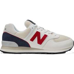 New Balance 574 M - Sea Salt with Nb Navy