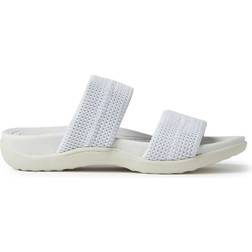 Dearfoams Blair Low Foam Double Band - Silver