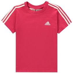 Adidas Infants SS T-Shirt IB 3 Stripes - Pink