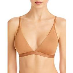 Calvin Klein Form to Body Natural Lightly Lined Triangle Bralette - Sandalwood