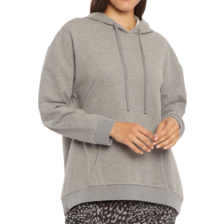 NYDJ Oversized Pullover Hoodie - Light Heather Grey