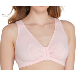 Leading Lady Meryl Front-Close Wire-Free Bra - Pink