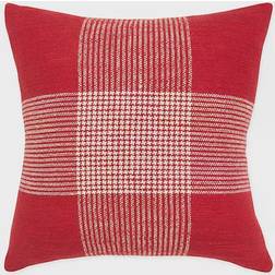 Rizzy Home Woven Complete Decoration Pillows White, Red (50.8x50.8)