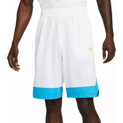 Nike Dri-Fit Icon Basketball Shorts Men - White Boarder Blue
