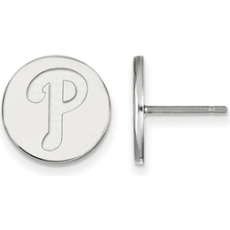 LogoArt Philadelphia Phillies Small Disc Earrings - Silver