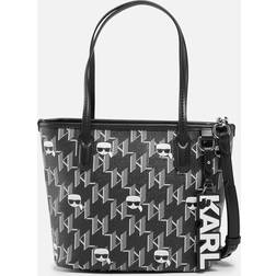 Karl Lagerfeld KL Monogram & Doll Face Small Tote Bag