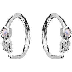 Maanesten Florus Earrings - Silver/Opal