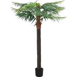 vidaXL Artificial Phoenix Palm with Pot 215 cm Green Kunstig plante