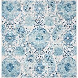 Safavieh Madison Collection Blue, White 48x48"