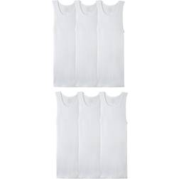 Fruit of the Loom A-Shirt Tank Top 6-pack - White