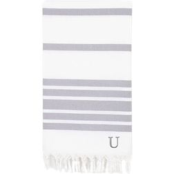 Linum Home Textiles Herringbone U Bath Towel Gray (175.26x96.52)