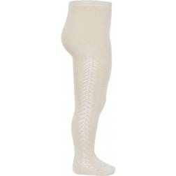 Condor Side Openwork Warm Tights - Linen (25911-000-304)