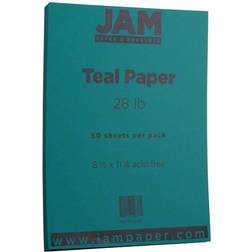 Jam Paper Basis 28lb 8.5" X 11" 50pk Teal Blue
