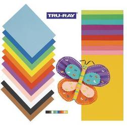 Tru-Ray Salmon Sulphite Paper, 9"x12" 50 Sheets Salmon