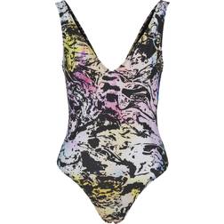 Urban Classics Recycled Pattern Swimsuit