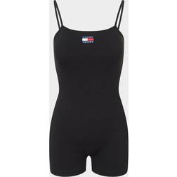 Tommy Jeans Tjw Strappy Rib Badge Playsuit