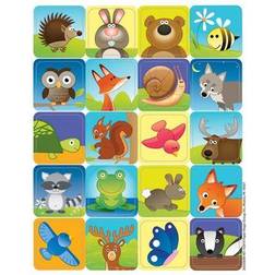 Eureka EU-655069-12 Woodland Creatures Theme Stickers Pack of 12