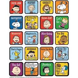 Eureka EU-655055 Peanuts Motivational Theme Stickers