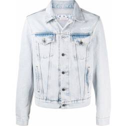 Off-White Diag Bleached Denim Jacket