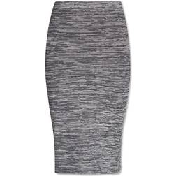 Proenza Schouler Label Reverse Stitch Skirt in Black/White Black/