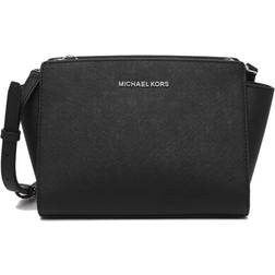 Michael Kors Selma Medium Messenger Bag - Black