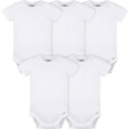 Gerber Baby White Premium Onesies Bodysuits 5-pack - White
