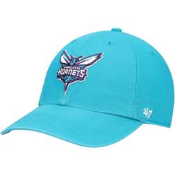 Men Teal Charlotte Hornets Team Franchise Fitted Hat