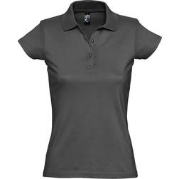 Sols Women's Prescott Polo Shirt - Dark Grey