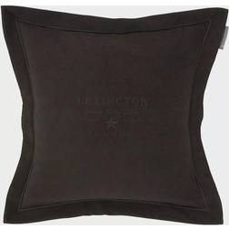 Lexington Hotel Velvet Embroidery Kissenbezug Grau (50x50cm)