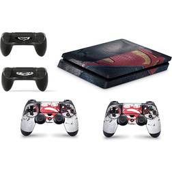 giZmoZ n gadgetZ PS4 Slim Console Skin Decal Sticker + 2 Controller Skins - Hero's VS