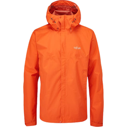 Rab Men's Downpour Eco Waterproof Jacket - Firecracker